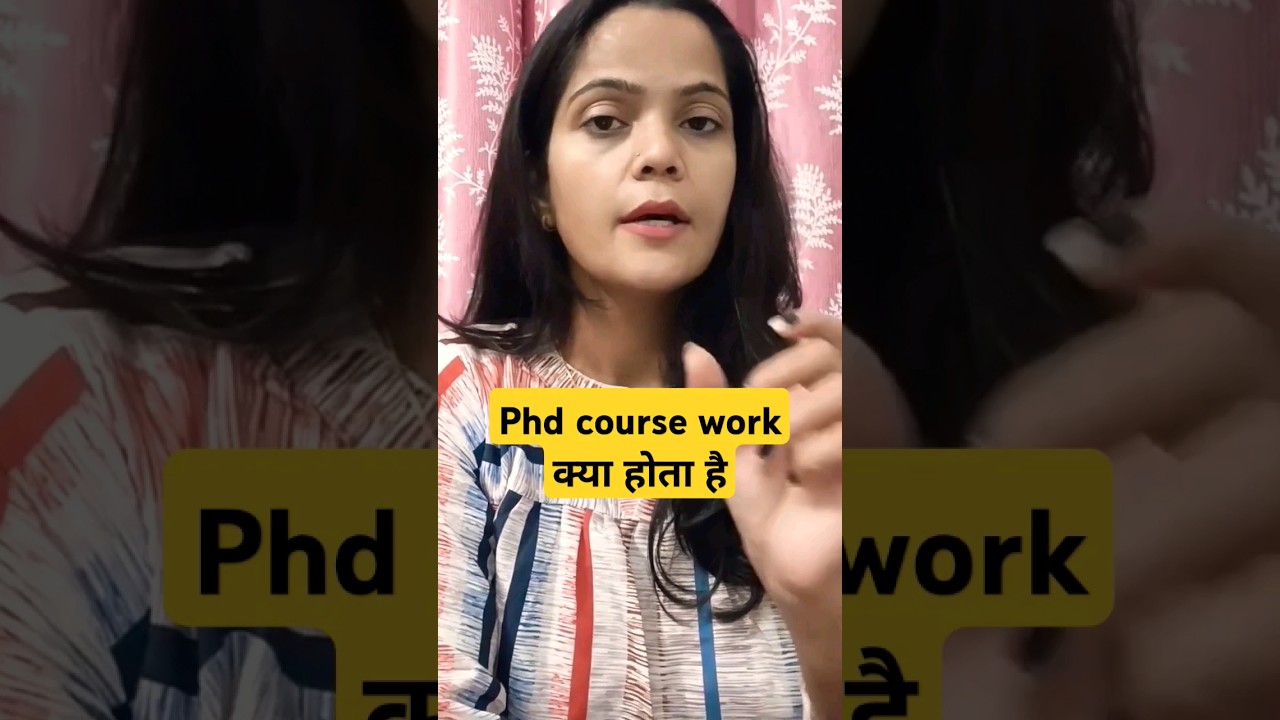 phd course work #phd_entrance #phdadmission