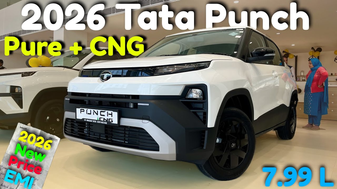 2026 Tata punch pure plus CNG. Most valuable variant. New update Tata punch cng. 