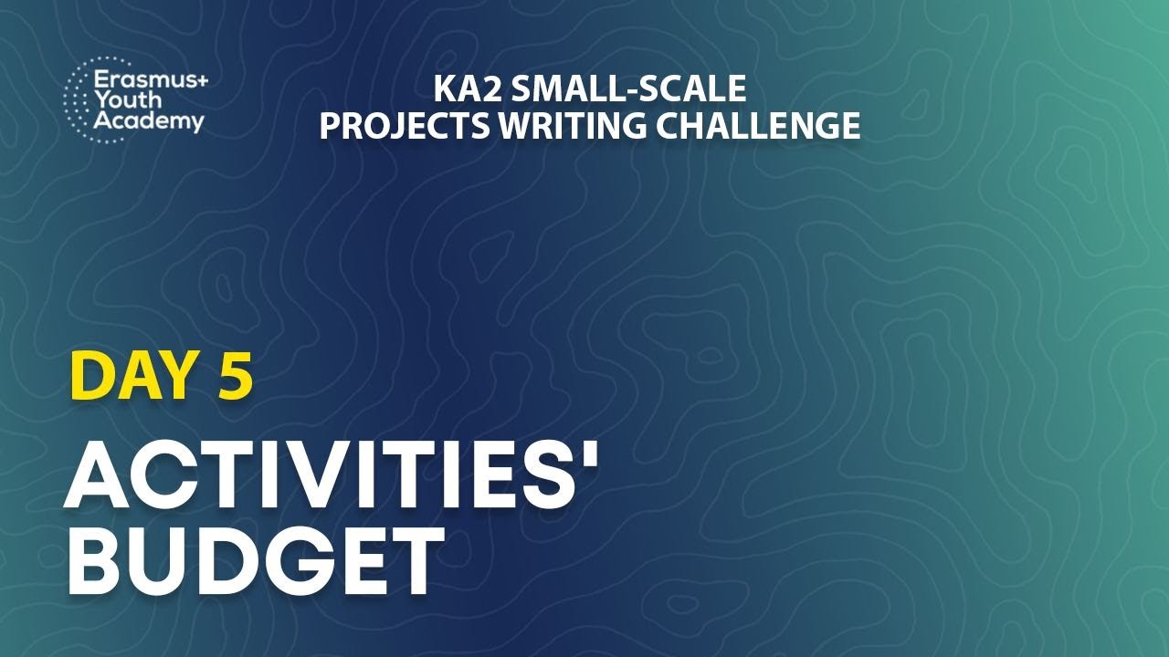 KA2 Small-scale budget: how to plan?