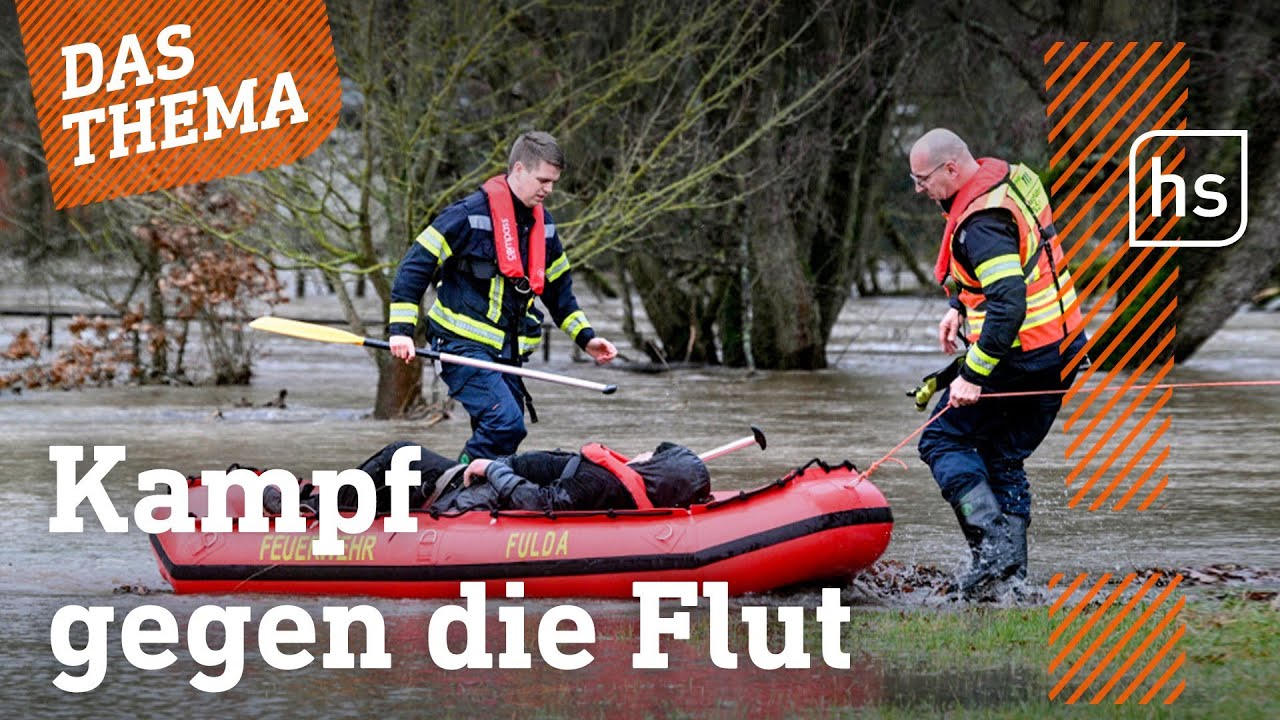 Hessens Helfer: Dauereinsatz im Hochwassergebiet | hessenschau DAS THEMA