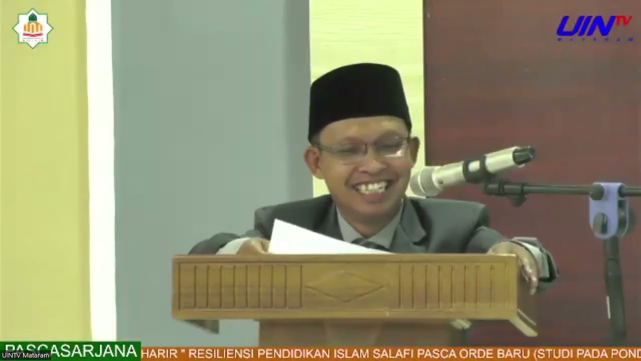 UJIAN TERBUKA PROMOSI DOKTOR PAI PASCASARJANA - PAK MUHARIR
