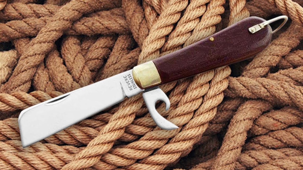 The Revere rigging knife