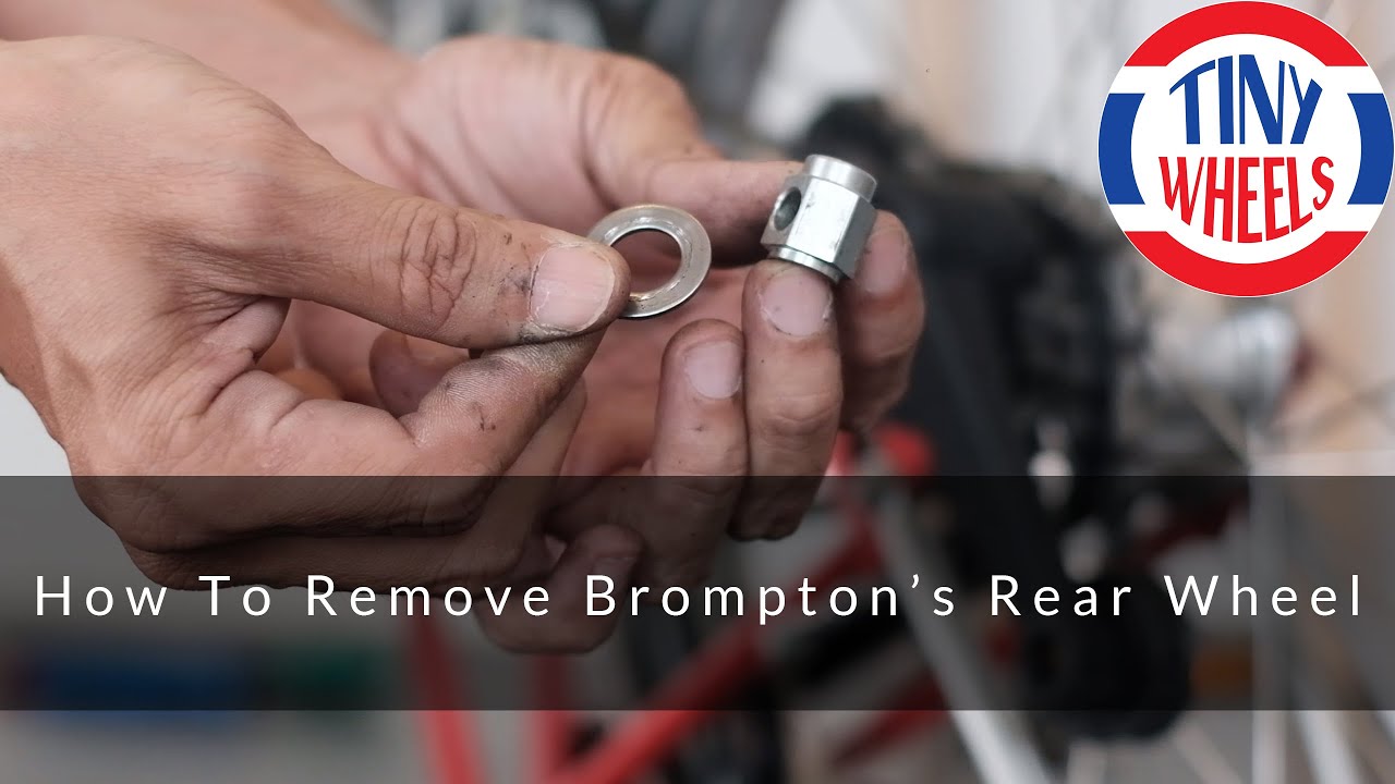 Brompton's Rear Wheel Removal (English)