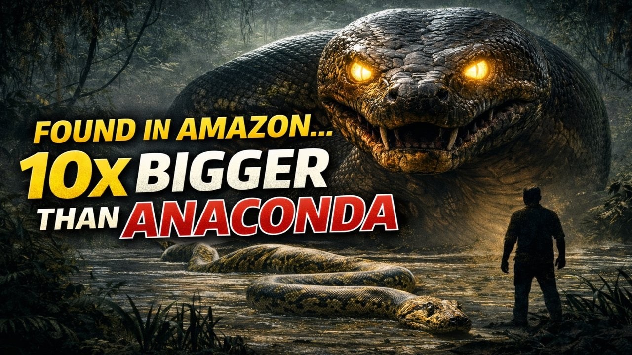 Found in Amazon… 10X Bigger Than Anaconda #Titanoboa #LargestSnakeEver #GiantSnake
