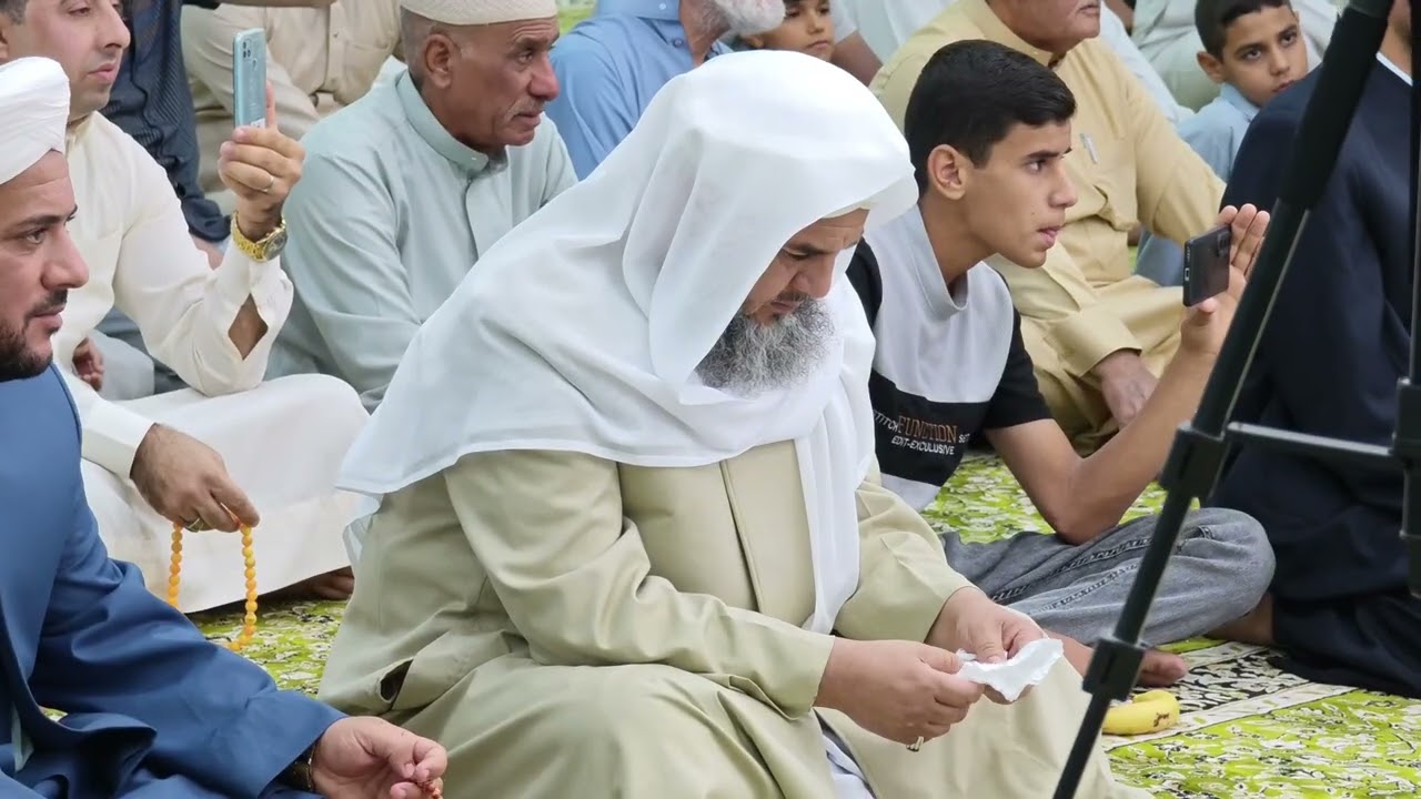 ابداع المنشدين المتألقين بمدح الحبيب المصطفىالمنشد أحمد ظافر الآلوسي والمنشد عبد العزيز سامي😢