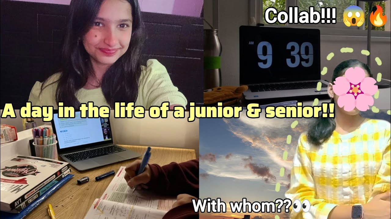 A day in the life of a junior & senior 🔥✨| After school routine 🫶🏻| junior vs senior 📚