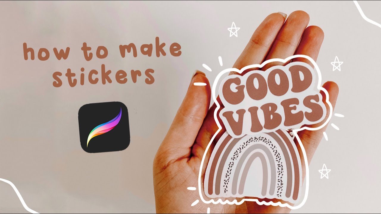 HOW TO MAKE STICKERS PART 2 (WITH PROCREATE!) // DIY stickers with Cricut + Procreate