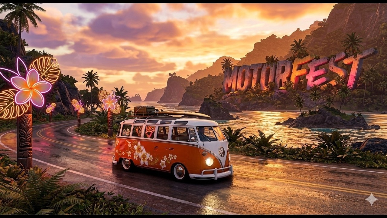 I Raced a VW Bus in Motorfest.