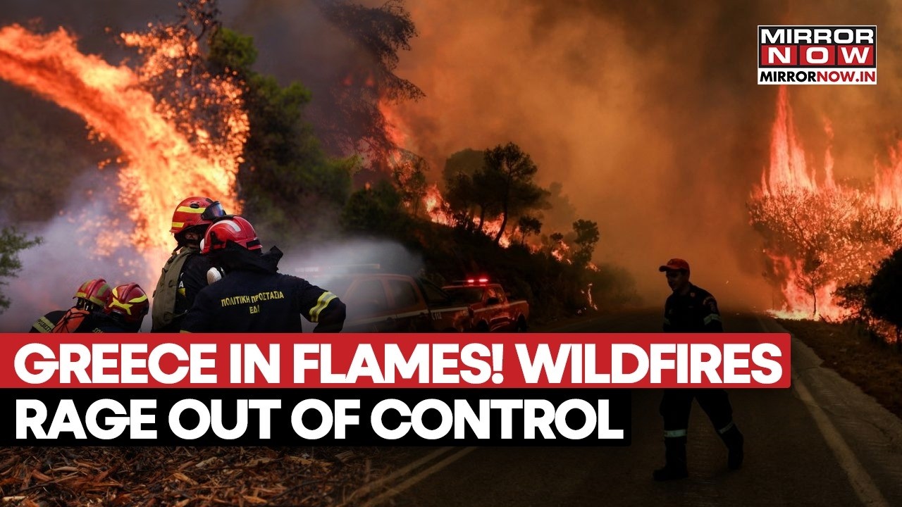 ATHENS APOCALYPSE: Greece Battles Mega Wildfire As Flames Swallow Entire Communities