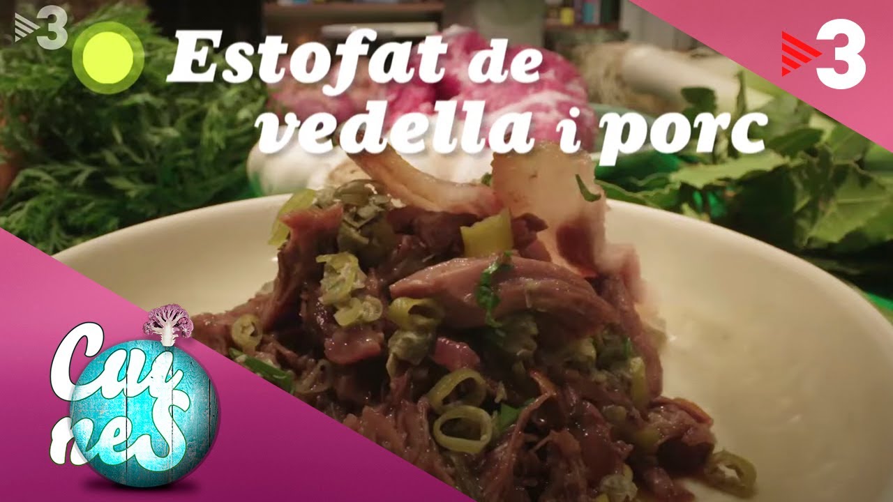 Estofat de vedella i porc - Cuines
