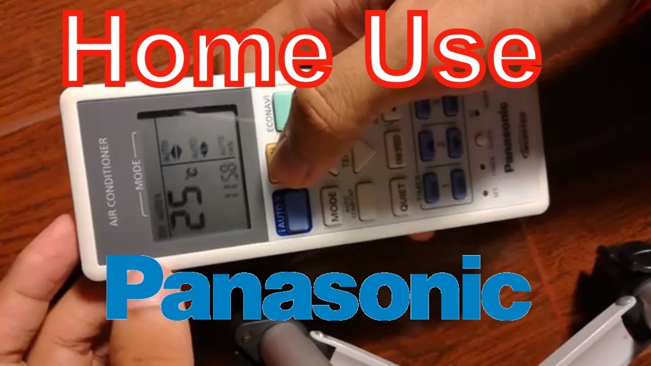 Как пользоваться пультом дистанционного управления кондиционером Panasonic