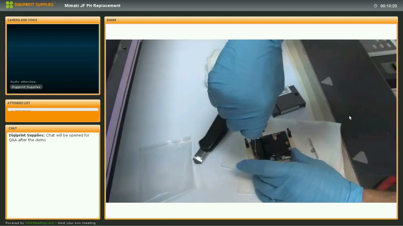Webinar - Mimaki JF 1631 Print Head Replacement (NEW)
