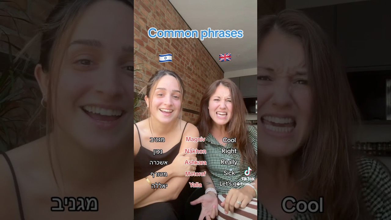 Common Phrases in Hebrew
