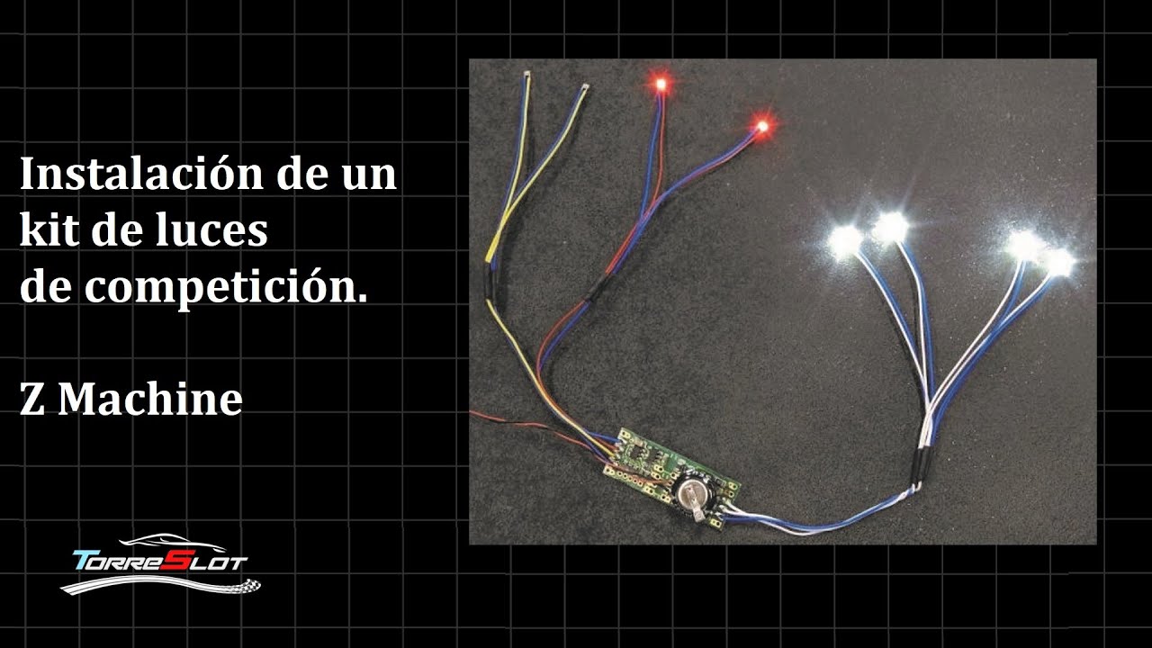 Instalación de un kit de luces de competición #ZMachine #Tutorial #Slotcar