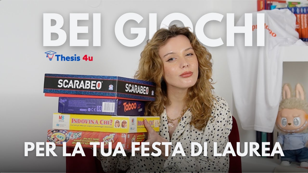 🍾GIOCHI per una FESTA DI LAUREA perfetta 🥳
