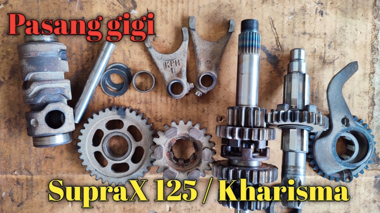 Cara Pasang Gigi Rasio SupraX 125,perhatikan bagian ring dan susunan gigi nya