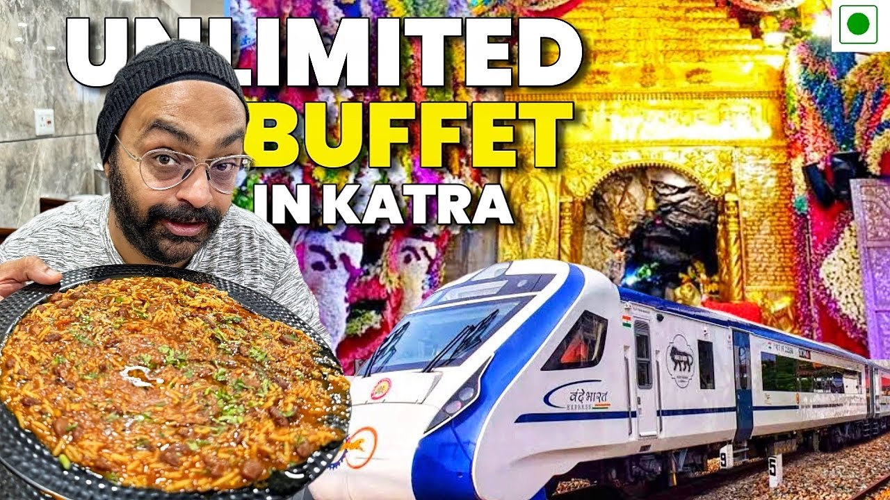 Unlimited Buffet, Famous Dhaba, Katra Vande Bharat Train Food | Katra Food Tour | Katra Street Food