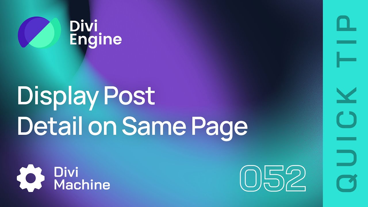 How to Load Post Details Without Reload Using Divi Machine