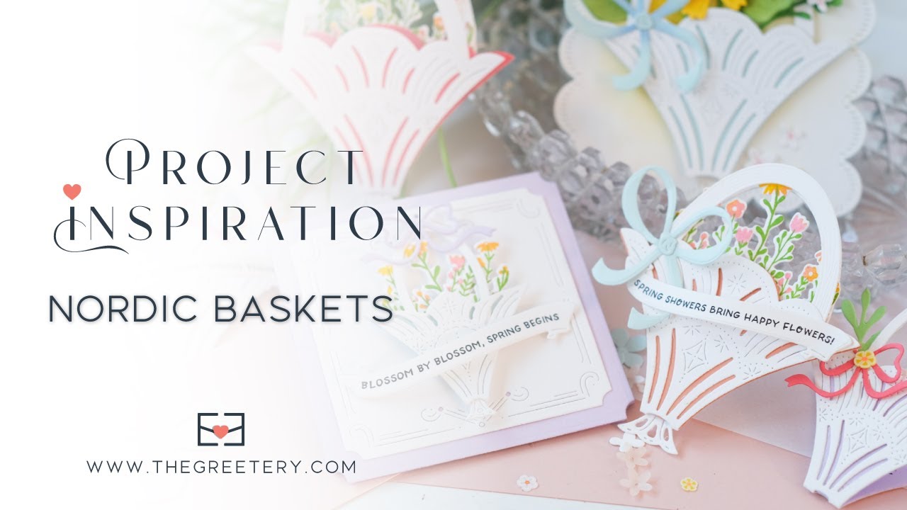 Project Inspiration: Spring Baskets using our Nordic Tree die!