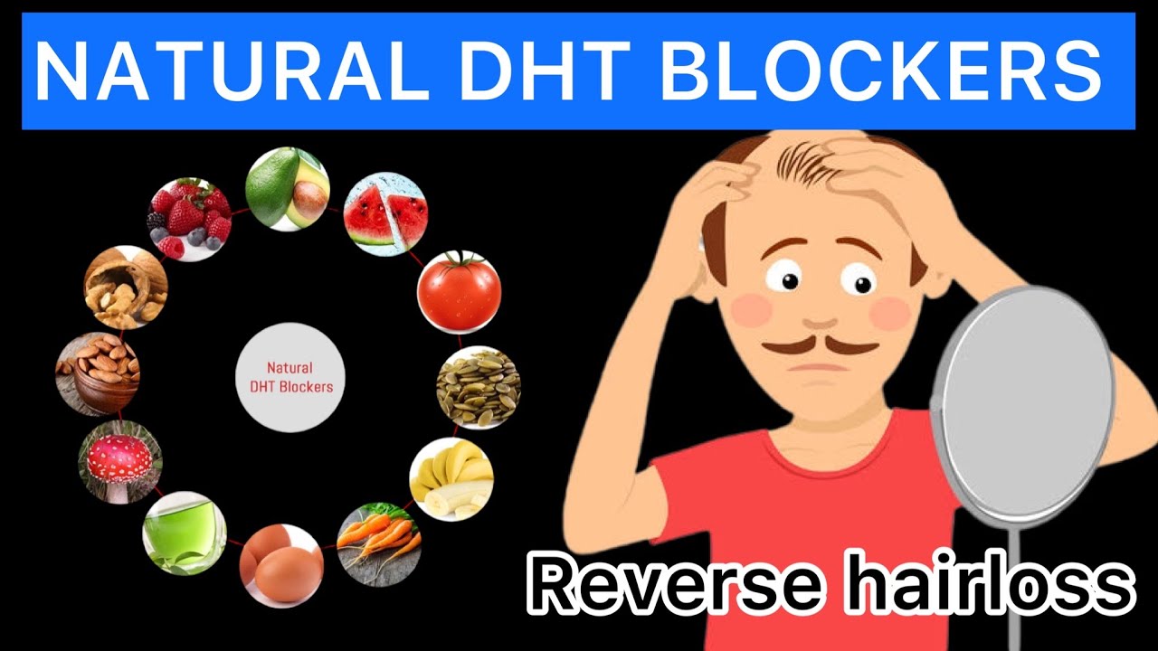 Food for hair-growth / Natural DHT blockers/ Regrow your bald spots /grow with these foods