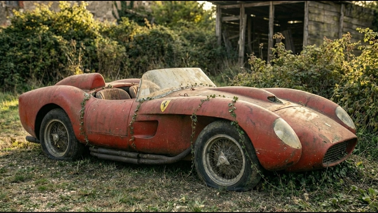 I Found a $40,000,000 Ferrari Hidden on a Farm: Full Restoration | ASMR