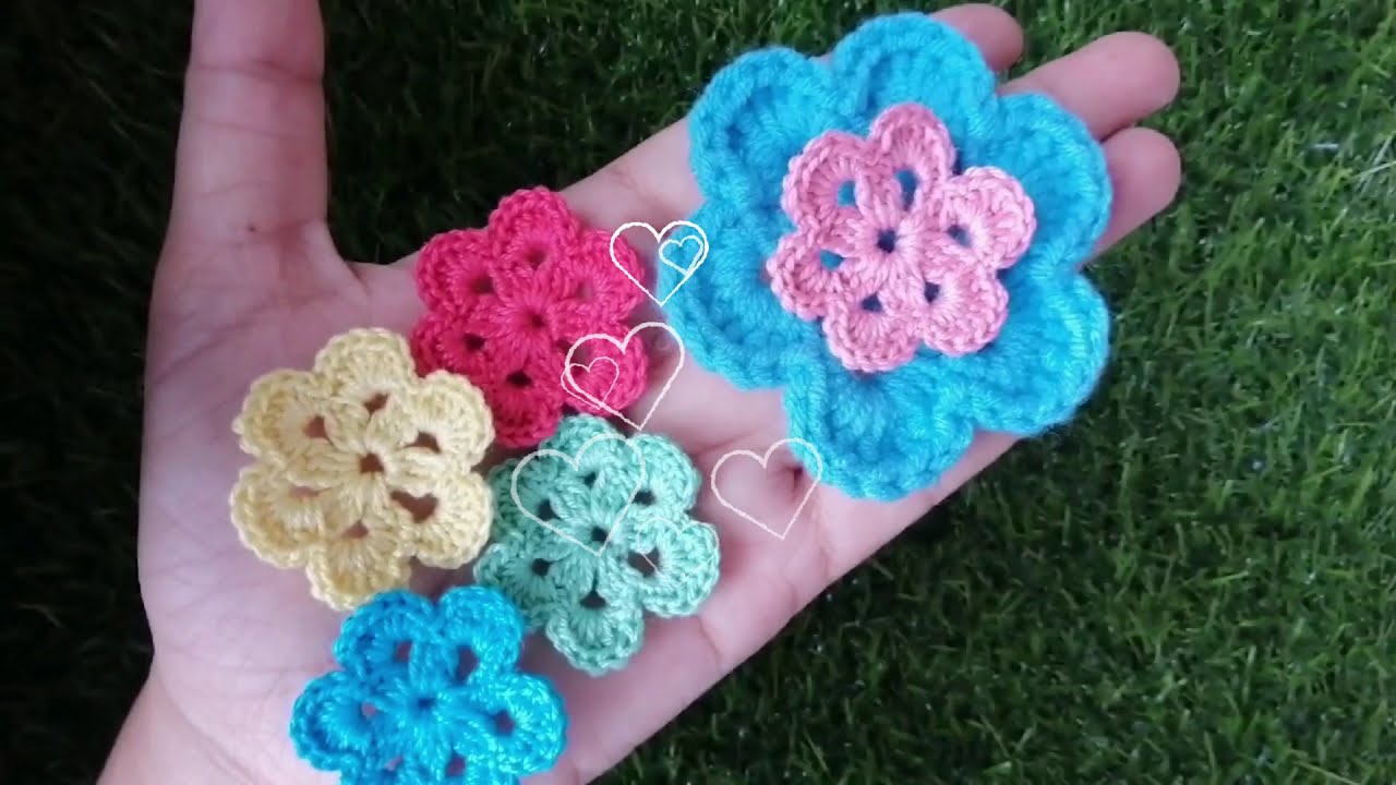 EASY DIY Crochet Flower Tutorial