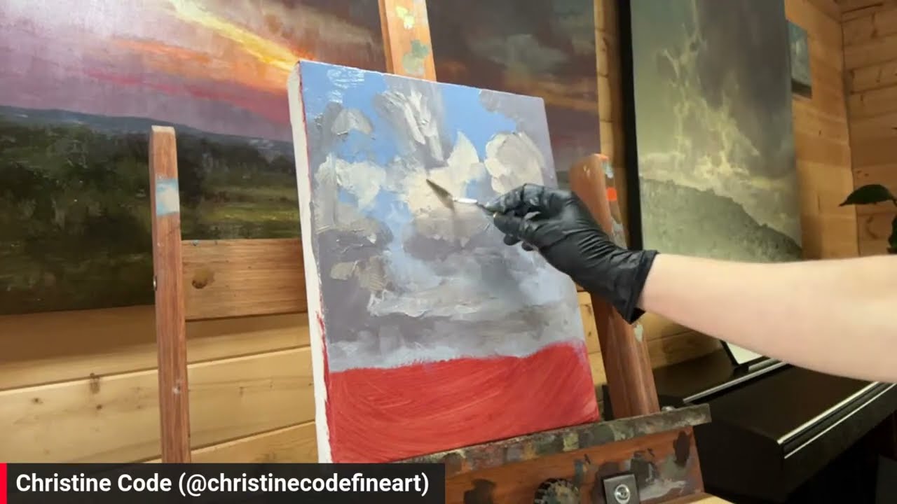 How to Paint Moody Skies with Christine Code