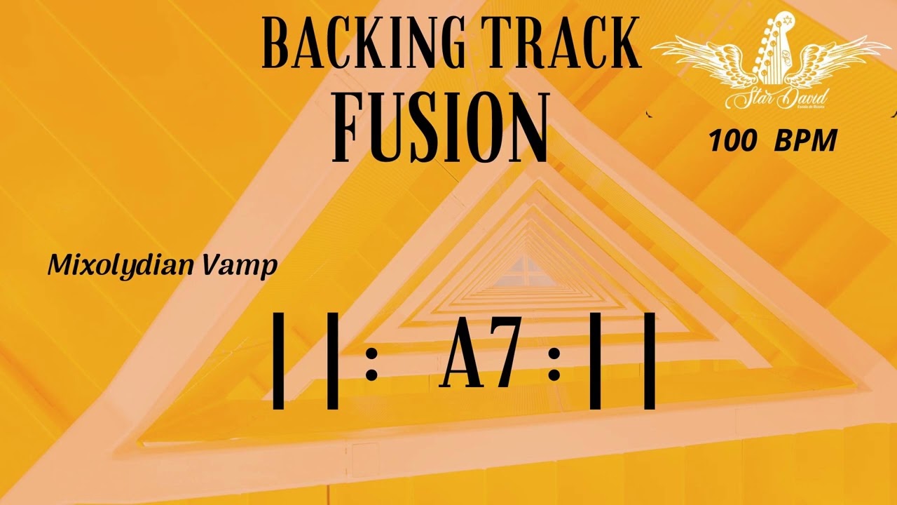 Backing Track Fusion in A7 Mixolydian  Vamp