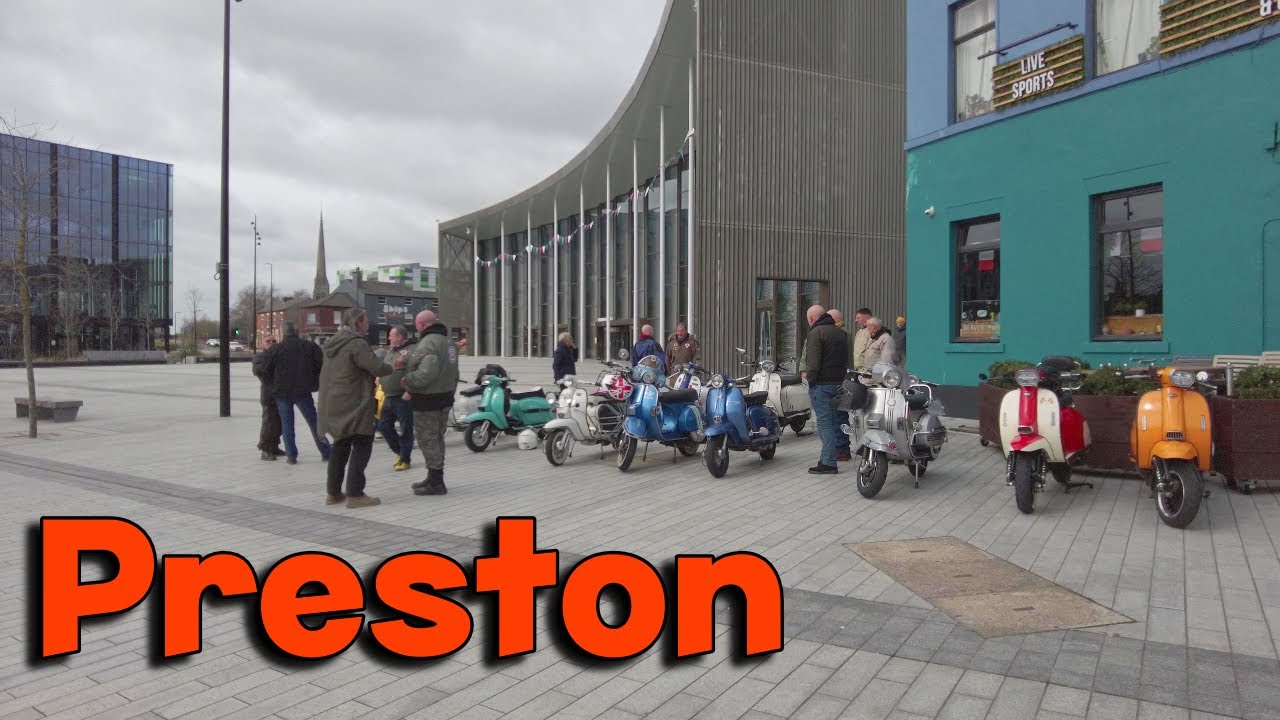 Preston: Brackenbury Road,  Moore Lane to Corporation St. Sunday March 19th 2023