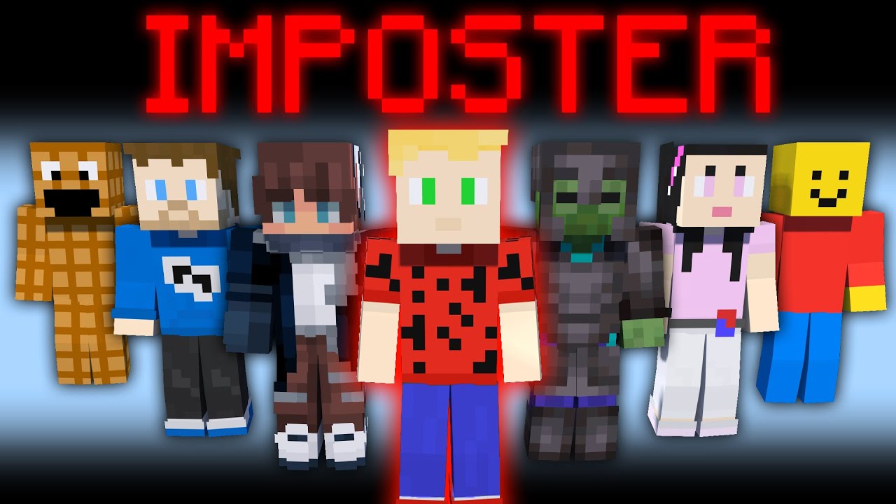I’m the Imposter Among Us Hackers in Minecraft