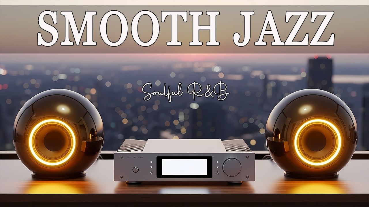 Relaxing Smooth Jazz & R&B Grooves 🌙 Café Ambience Music