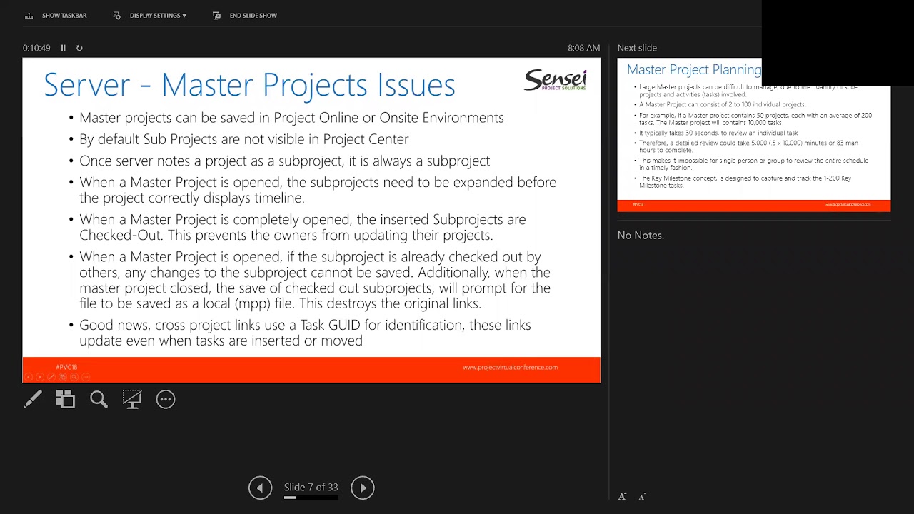 Key Milestone Master Project planning without using a Master Project