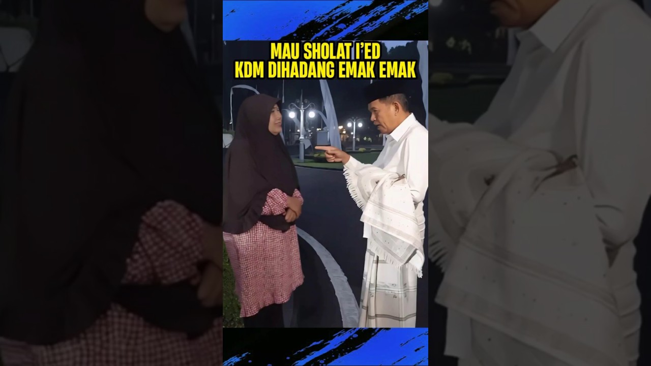 MAU SHOLAT IDUL FITRI, DEDI MULYADI DIHADANG EMAK - EMAK CURHAT #kdm #kangdedimulyadi #dedimulyadi