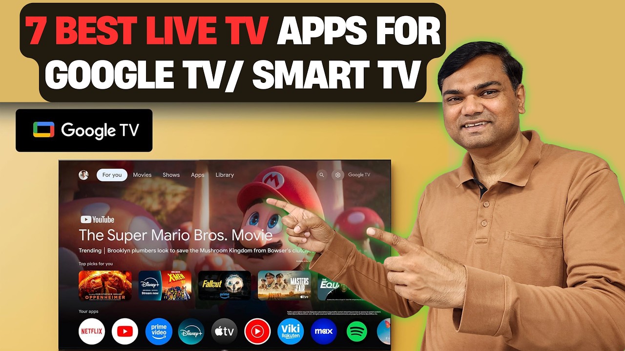 🔥 📺 Top 7 Best Live TV Apps for Android TV / Smart TV 🚀 FREE & Paid Options!