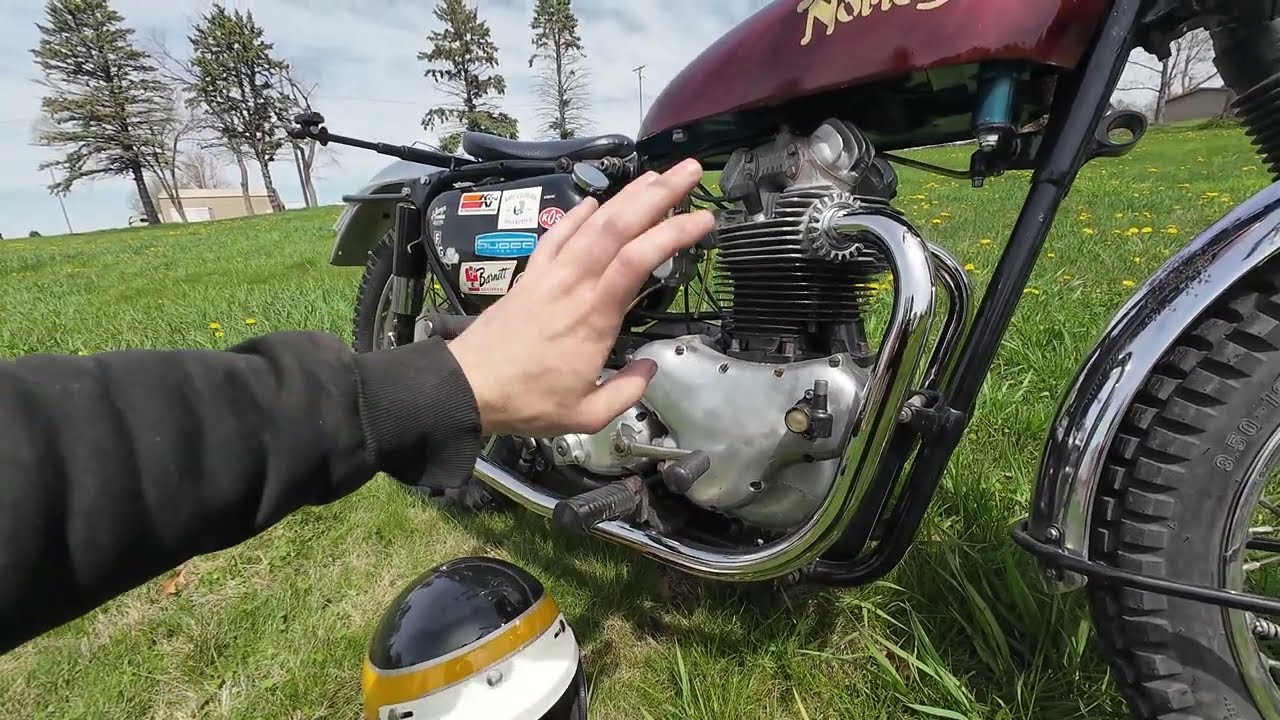 NORTON N15 LIL daddy Roth PAINT and RIDE