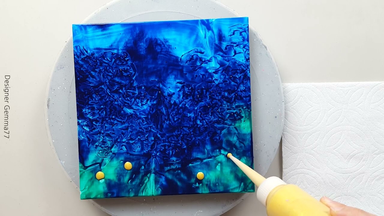 (1137) Coral and jellyfish | Water balloon | Easy Painting Ideas for Beginners | Designer Gemma77