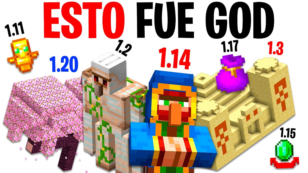 LO MEJOR de TODAS las ACTUALIZACIONES de Minecraft