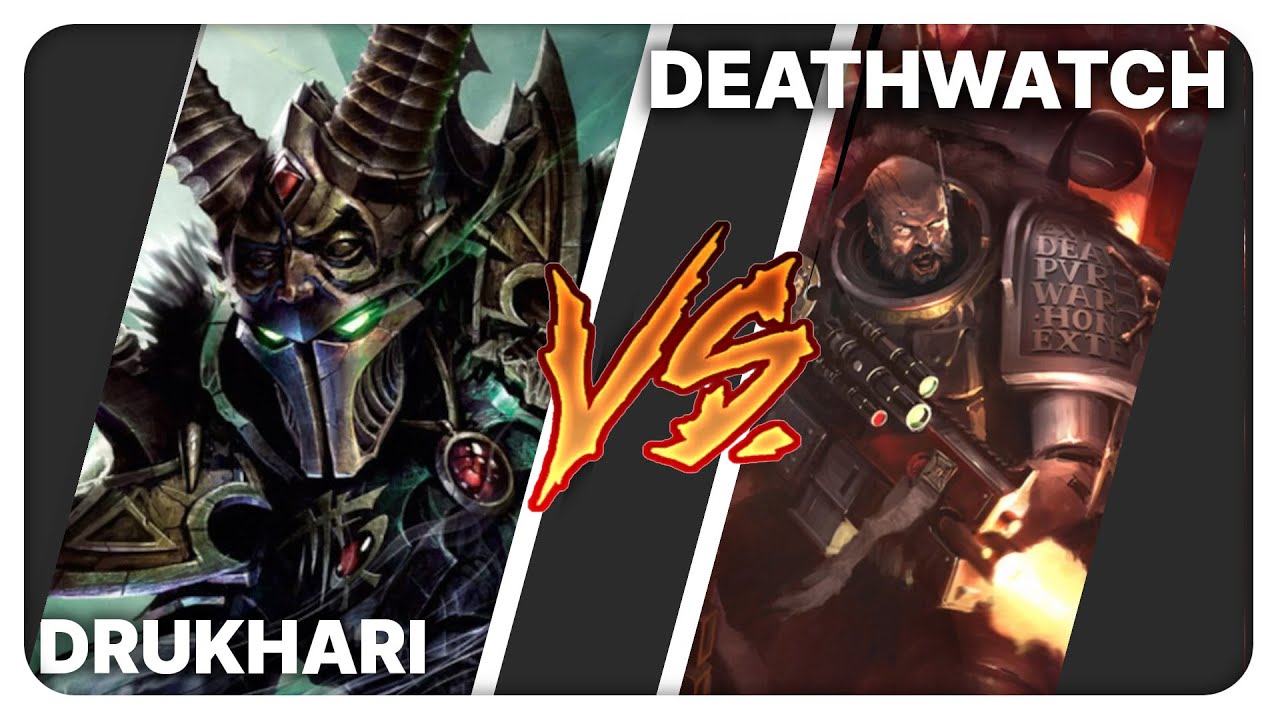 Rapport de Bataille: Drukhari vs Deathwatch - nouveau format !