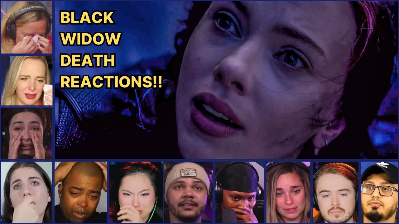 Reactors Reacting To BLACK WIDOW DEATH | AVENGERS ENDGAME MOVIE Reaction Mashup