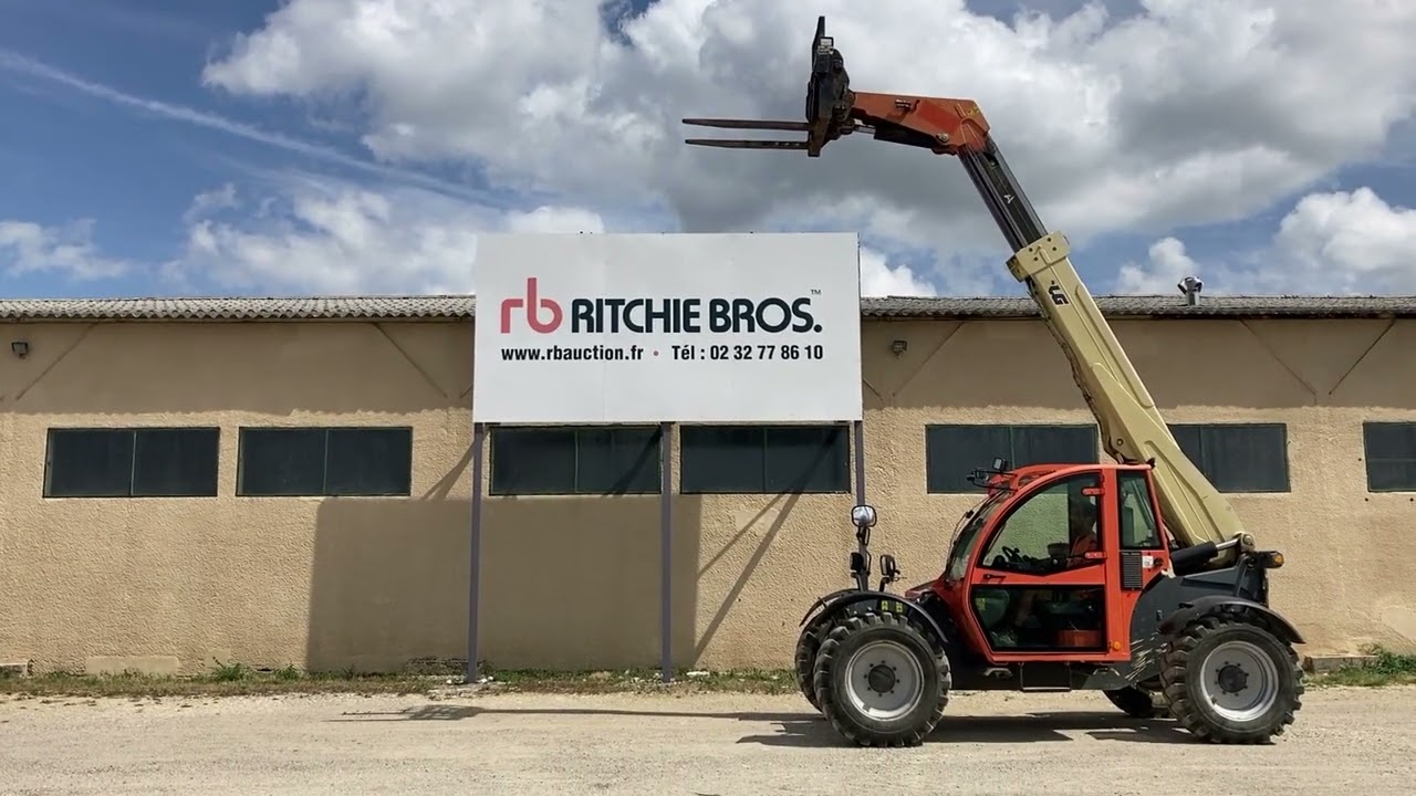 2012 JLG 3507H 3500 Kg 4x4x4 Telescopic Forklift I St Aubin, France Auction - 27 & 28 September