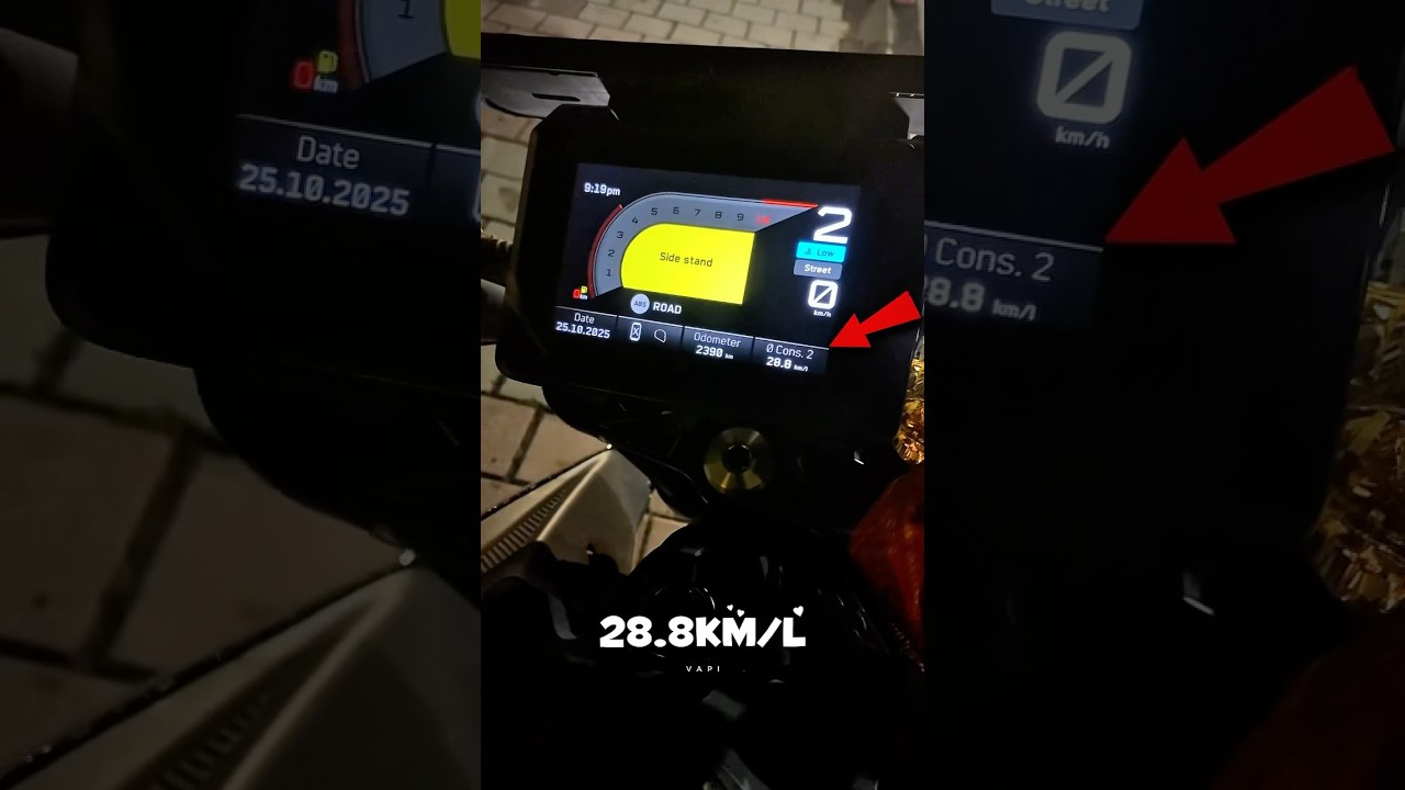 2025 KTM Duke 250 Real Mileage Test 😱 You Won&rsquo;t Believe the Results! #shorts #mileagetest #duke250