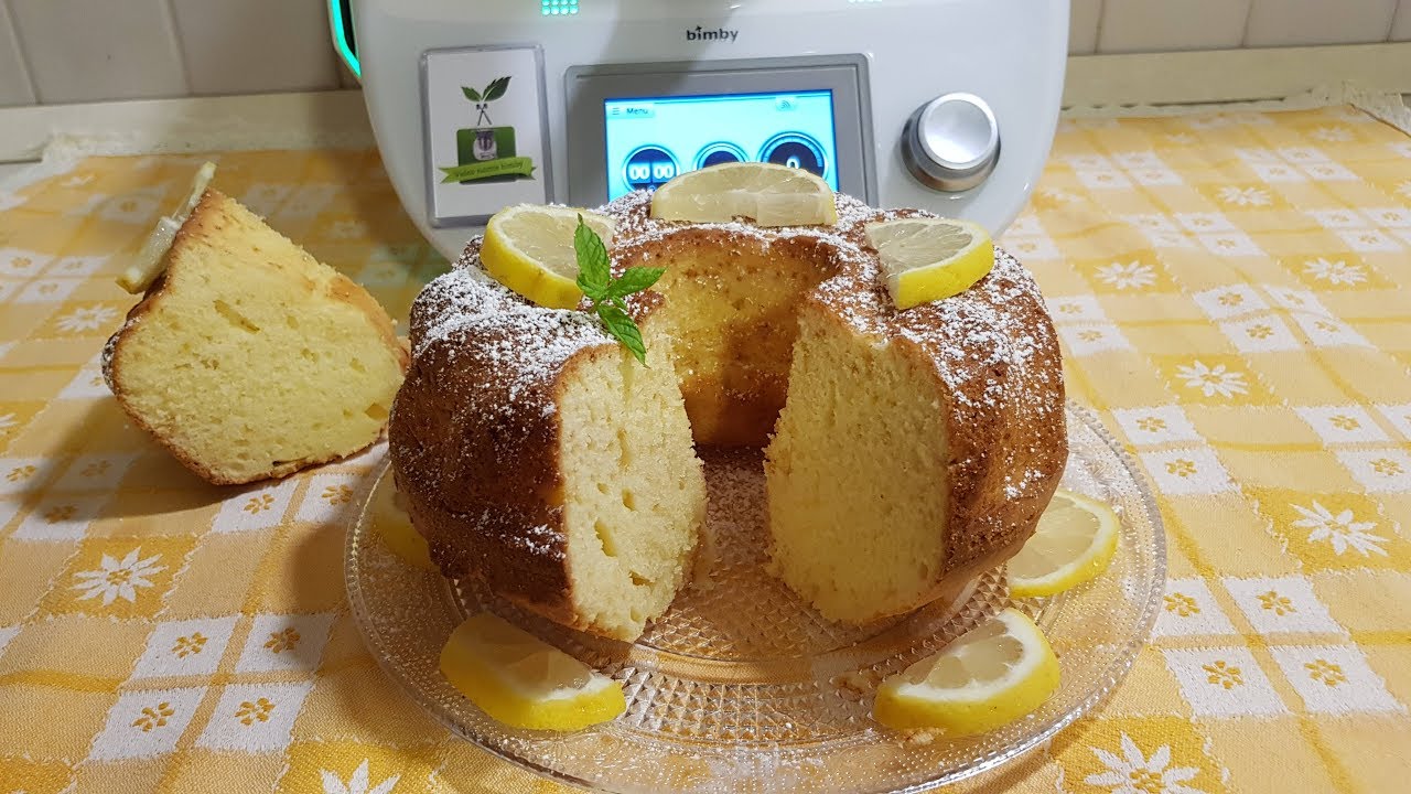 Ciambella yogurt e limone per bimby TM7 TM6 TM5 TM31 TM21