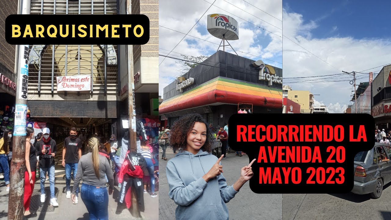 💝👉4K Barquisimeto, recorriendo la Avenida 20, Estado Lara, Venezuela. La más comercial de la ciudad