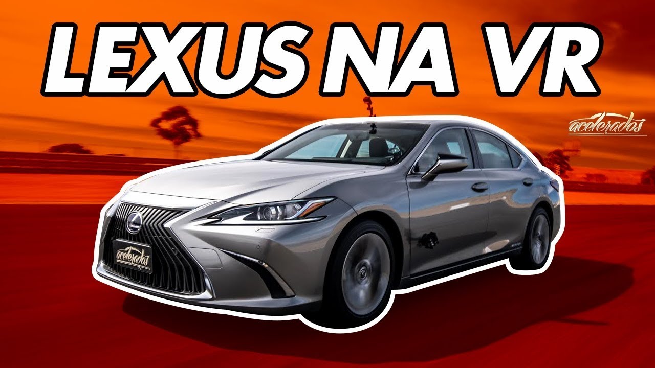 A estreia da Lexus na VR! Rubinho acelera o ES 300h (híbrido com +200 cv!) na Volta Rápida 