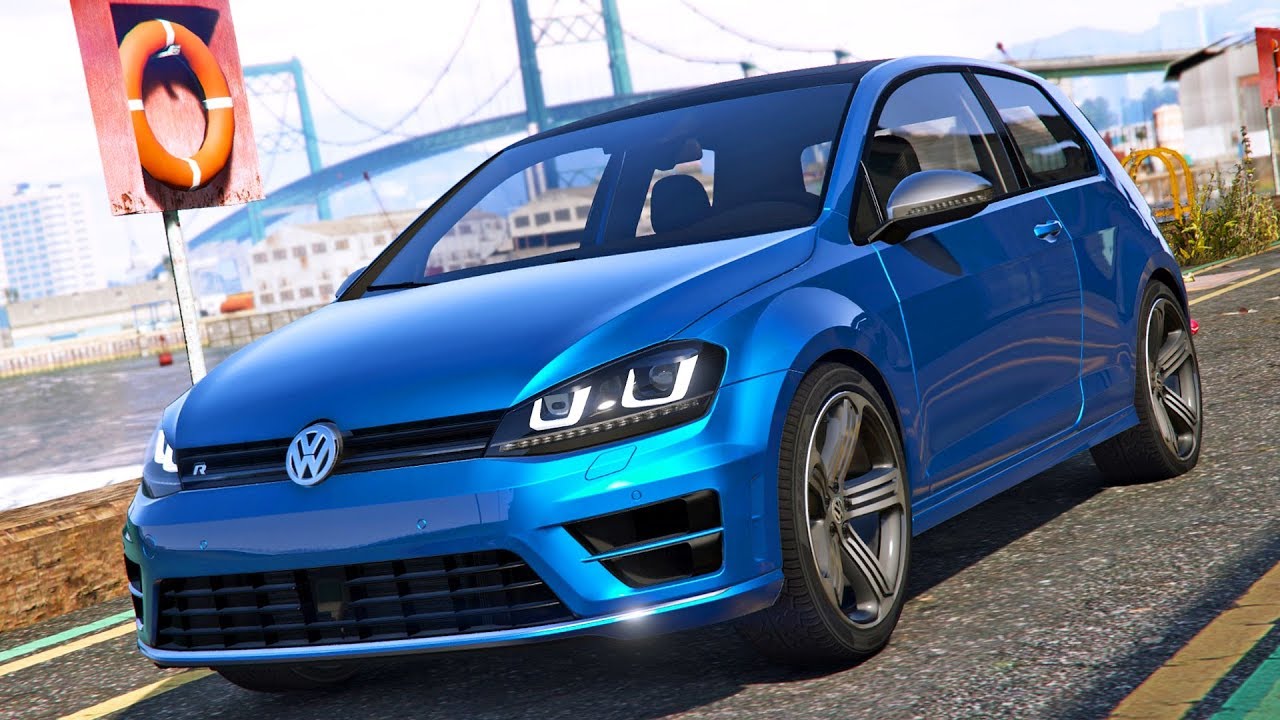 أخيرا سيارة الغولف الحقيقية في جي تي أي 5 | GTA V GOLF VII R MOD