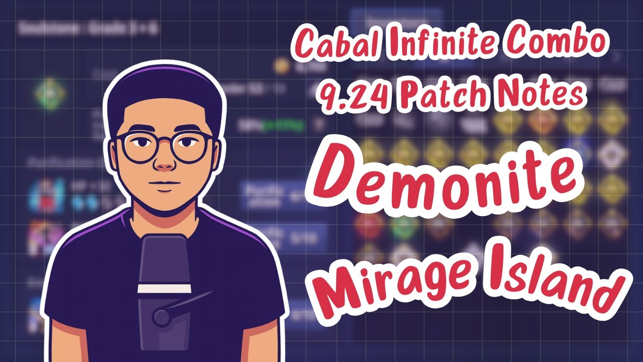Cabal Infinite Combo | September 24 Demonite Patch Notes