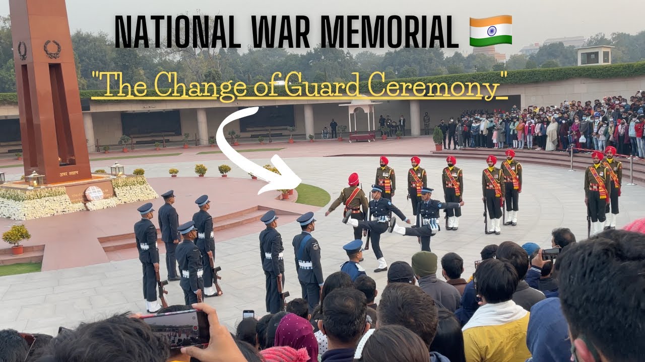 National War Memorial | Change of Guard Ceremony | India | 4K | Shot on iPhone