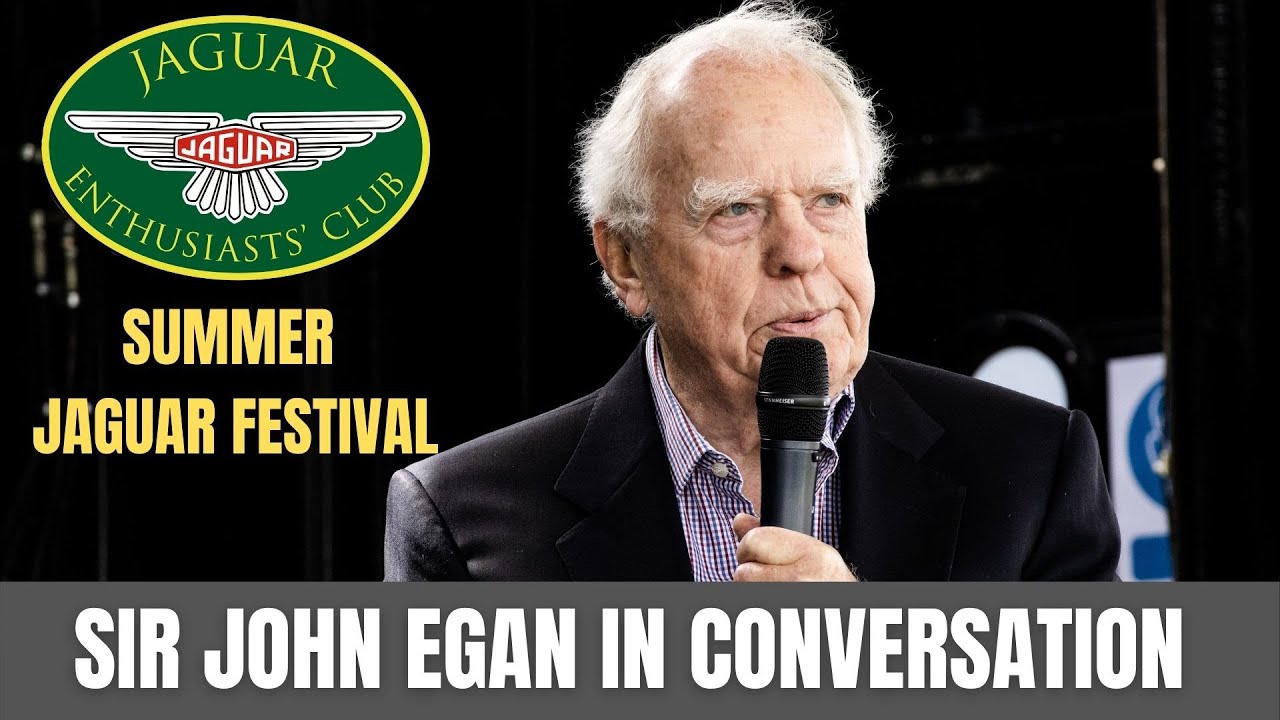 Sir John Egan - the man who saved Jaguar LIVE  interview at Summer Jaguar Festival with Wayne Scott