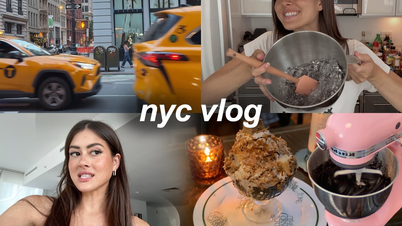 morando em nova york: voltei para casa, fiz um bolo de aniversário, restaurante perfeito, premiere