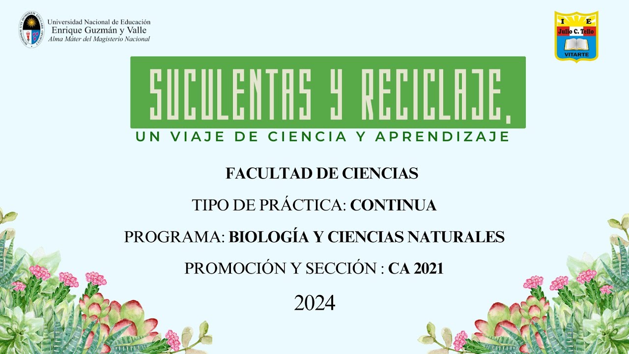Intercambio de experiencias UNE - Pr&aacute;ctica Continua - Facultad de Ciencias (PROM CA - 2021) - 2024